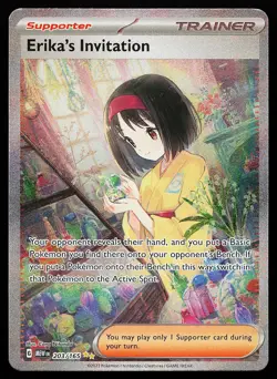 Erika's Invitation 203/165 Holo Special Illustration Rare 151 Pokemon Card - Image 1