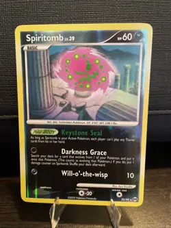 Spiritomb 32/99 Reverse Holo Rare Platinum Arceus Pokemon Card 2009 NM - Image 1