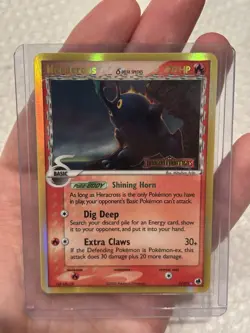Pokemon Heracross Reverse Holo Stamped Dragon Frontiers Rare Card 3/101 NM/LP - Image 2