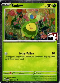 Budew 004/131 Prize Pack Series Cards Holo LP - Image 1