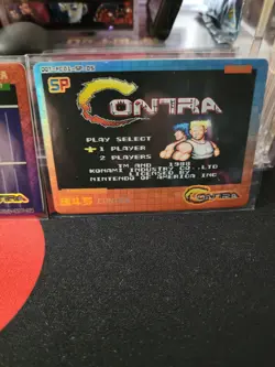 Family Computer Trading Card - Lot of 3 Contra Cards Including MR Box Hit - Image 4