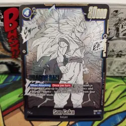 Dragon Ball Super Fusion World Card Game Son Goku SR Foil Lot SB02-038 - Image 3