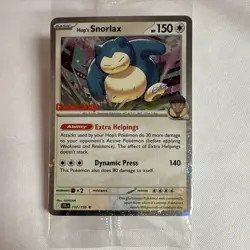 Pokemon Hop's Snorlax GameStop Promo Holo Card 117/159 Sv09 EN 150 HP - Image 1