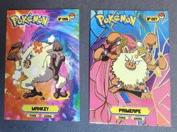 MANKEY X PRIMEAPE LOT - POKEMON KANTO CARDS TOP POKEDEX CCG FOIL - Image 1