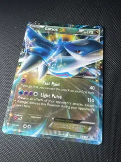 Latios EX 58/108 Roaring Skies Holo Rare Pokemon Card 2015 MINT - Image 2