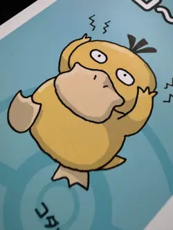 Psyduck Old Maid Promo Playing Card Japanese Pokemon Center 2019 NM Rare - Image 3