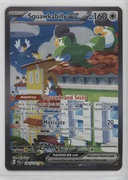 Squawkabilly ex Special Illustration Rare Pokemon SV02: Paldea Evolved #264 - Image 1