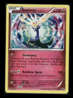 Xerneas XY05 Black Star Promo Holo Pokemon Card Lightly Played - Image 1