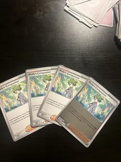 4X PLAYSET: Wally’s Compassion 132/132 Pokemon Mega Evolution - IN HAND (1 RH) - Image 1