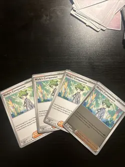 4X PLAYSET: Wally’s Compassion 132/132 Pokemon Mega Evolution - IN HAND (1 RH) - Image 2