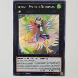 Lyrilusc - Assembled Nightingale - MACR-EN043 - NM/VLP - Super - 1st ed - Yugioh - Image 1