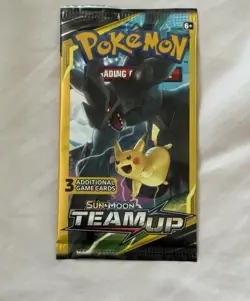 Pokemon Team Up 3-Card (Pikachu and Zekrom) Booster Pack - Image 1