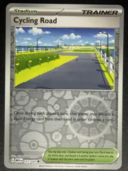 Cycling Road #157/165 Reverse Holo SV: Scarlet & Violet 151 Pokemon Card TCG - Image 1