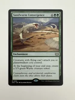 Sandwurm Convergence MTG Magic the Gathering Card NM Near Mint DSC - Image 1