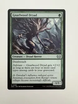 Gnarlwood Dryad MTG Magic the Gathering Card NM Near Mint DSC - Image 1