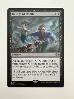 Deluge of Doom MTG Magic the Gathering Card NM Near Mint DSC - Image 1