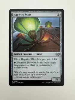 Haywire Mite MTG Magic the Gathering Card NM Near Mint DSC - Image 1