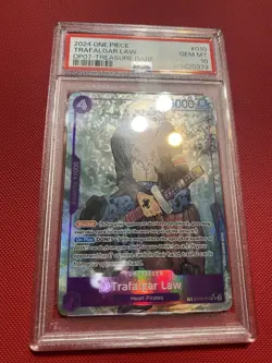 One Piece Trafalgar Law Alternate Art Treasure Rare English ST10-010 PSA 10 Card - Image 4