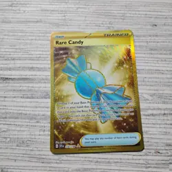 Rare Candy Trainer 256/198 Gold Hyper Rare Pokemon Card TCG Card Near Mint - Image 2