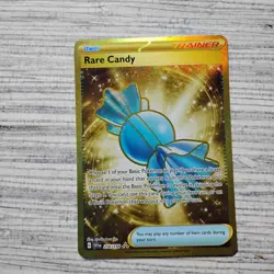 Rare Candy Trainer 256/198 Gold Hyper Rare Pokemon Card TCG Card Near Mint - Image 3