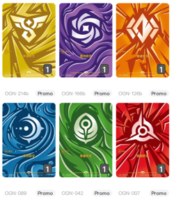 Riftbound League of Legends TCG Chinese Rune Promo 6 card set Holo Foil 2025 - Image 2