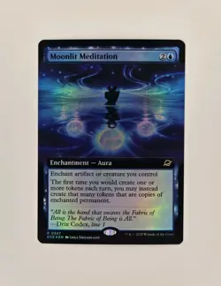 Moonlit Meditation Extended Art #327 Foil NM Edge of Eternities Magic MTG - Image 2