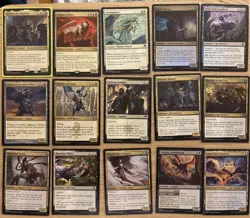 Budget Casual Commander MTG Black White Blue Auras With Eriette The Beguiler LP - Image 1