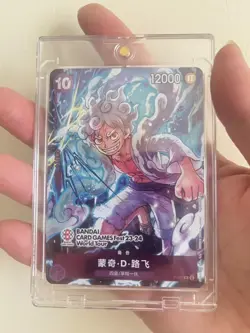 One Piece Chinese Card Game Chinese Fest 23-24 World Tour Luffy P-041 Promo - Image 1