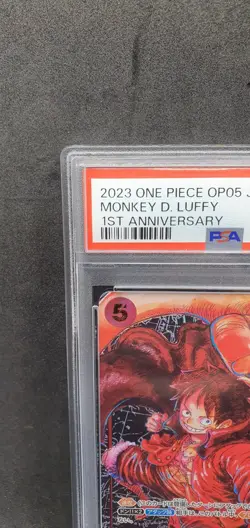 🇯🇵 One Piece Card PSA10: Monkey D. Luffy Op05-1st Anniversary 2023 St01-012 SR - Image 3