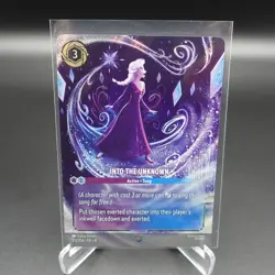 Disney Lorcana - Reign of Jafar - Into the Unknown (Enchanted) - NM 213/204 Elsa - Image 1