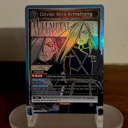 Union Arena Fullmetal Alchemist Olivier Mira Armstrong SR UE09BT/FMA-1-060 - Image 1