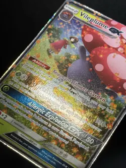 Vileplume GX 4/236 SM Cosmic Eclipse Rare GX Holo Holo Pokemon Card LP - Image 5