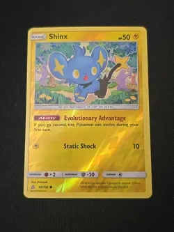 Shinx 45/156 Sun & Moon Ultra Prism Reverse Holo 2018 Pokemon TCG Near Mint - Image 1