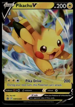 Pikachu V - Promo SWSH: Sword & Shield Promo Cards SWSH285 Holo NM - Image 1