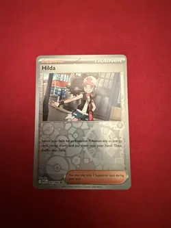 Pokemon TCG Hilda Card 084/086 Reverse Holo Sv: White Flare English - Image 1