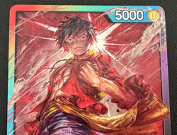 Monkey D. Luffy P-L Leader 8-Pack Battle Promo Life 4 One Piece Card Japanese - Image 3