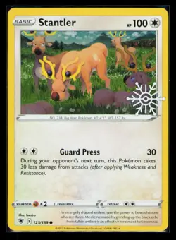 Stantler - (Holiday Calendar) Holo Common Miscellaneous Cards s 125/189 NM - Image 1