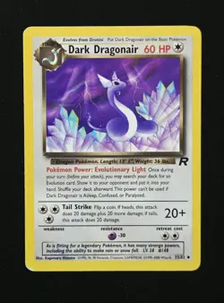 Dark Dragonair 33/82 Non-Holo Uncommon Pokemon Card Team Rocket WotC 2000 - Image 1
