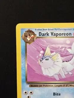 Dark Vaporeon 45/82 Team Rocket - Uncommon Non Holo - Pokemon Card 2000 - Image 3