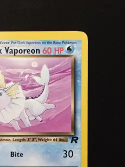Dark Vaporeon 45/82 Team Rocket - Uncommon Non Holo - Pokemon Card 2000 - Image 4