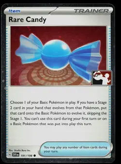 Pokemon Card - Rare Candy Prize Pack Series Holo 191/198 Common - Image 1
