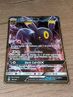 Pokemon Umbreon GX 80/149 Sun & Moon Base Set LP - Image 1