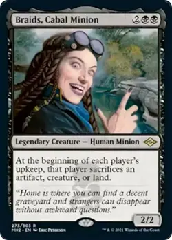Magic The Gathering MTG BRAIDS, CABAL MINION Modern Horizons 2 NM Near Mint - Image 1