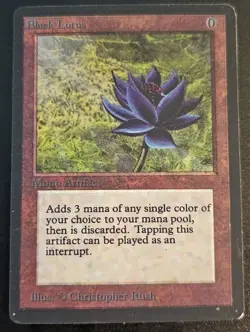 Black Lotus Alpha Edition Regular Playtest Card - Image 1