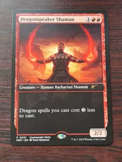 1x SHOWCASE DRAGONSPEAKER SHAMAN - Promo - MTG - Magic the Gathering - Image 1