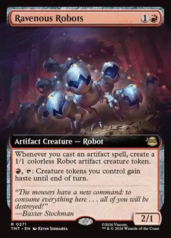 MTG RAVENOUS ROBOTS 271 FOIL EXC - AUTOMI AFFAMATI - TMT X EN - MAGIC - Image 1