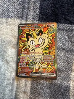 Pokemon Meowth EX Special Illustration #121 Perfect Order Freshly Opened NM - Image 2