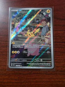 POKEMON SCARLET & VIOLET 151 - PIKACHU #173/165 - ILLUSTRATION RARE - Image 1