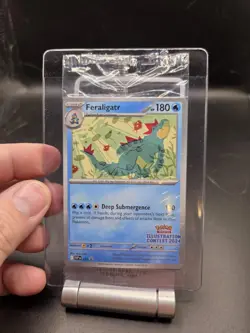 Pokemon TCG Illustration Contest 2024 Sealed Feraligatr, Pikachu, Toxtricity EX - Image 1