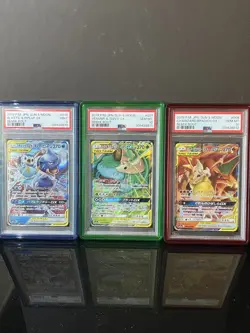 PSA 10 & 9 Sequential Cert Venusaur Charizard Blastoise Remix Bout Pokemon SM11A - Image 4